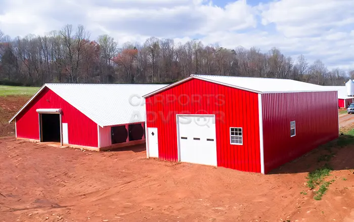 26' x 36' x 15' Steel Garage