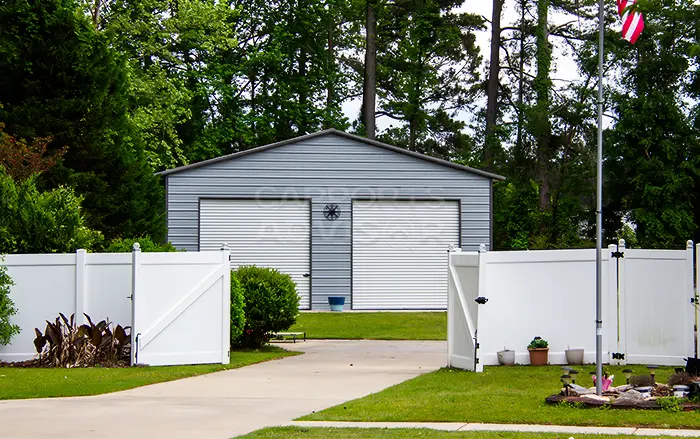 26' x 40' x 10' Metal Garage