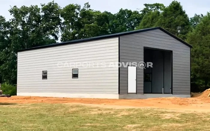 30' x 40' x 12' Vertical Roof Steel Building