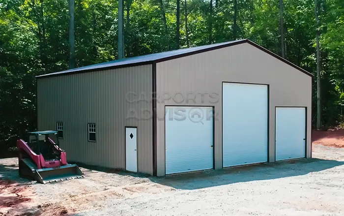 38' x 40' x 14' Steel Garage