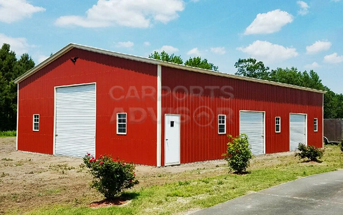 40' x 50' x 14'  Commercial Steel Garages