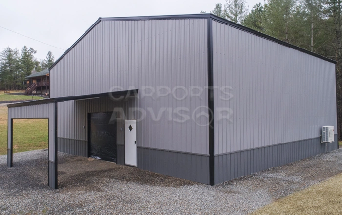 44' x 40' x 18' Two Tone Vertical Commercial Building