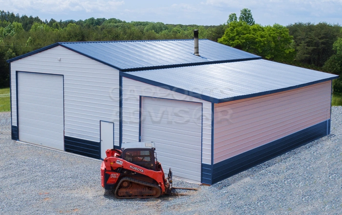 45’x30’x14’ Garage With Lean To