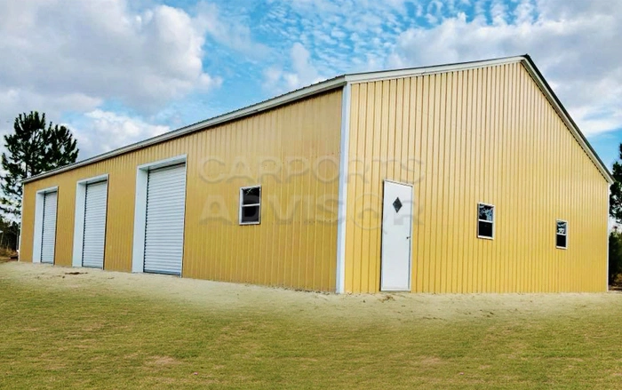 46' X 76' X 12' All Vertical Commercial Metal Building