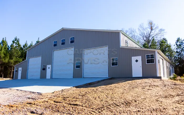 84' x 52' x 16' Commercial Metal Barn