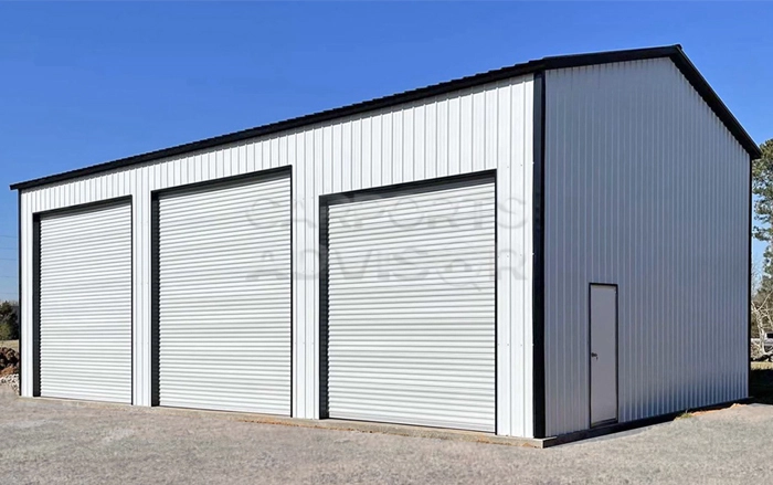 24' x 40' x 12' All Weather Metal Garage