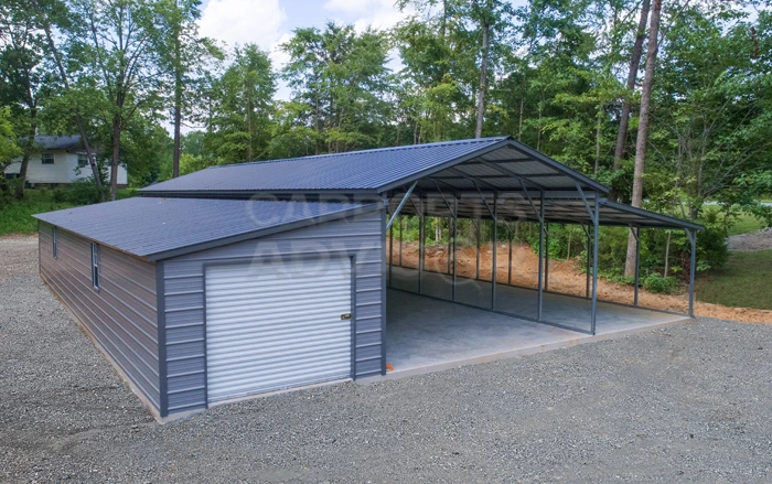 40' x 55' x 10' Vertical Roof Metal Barn