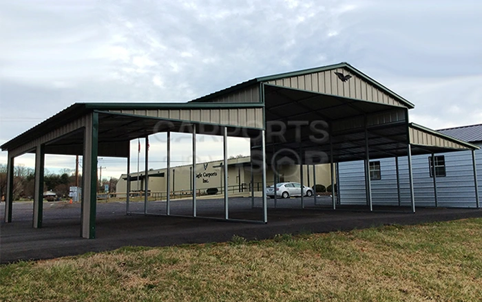 42' x 26' x 12' Metal Horse Barn