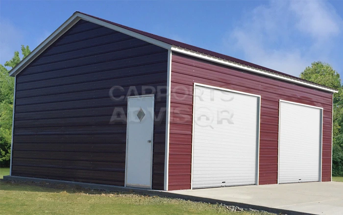 24x25x9-side-entry-metal-garage