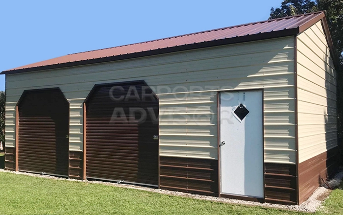 24′ x 30′ x 10′ Fully Enclosed Garage