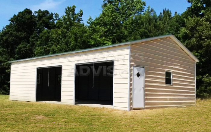 24' x 35' x 10' Side Entry Garage