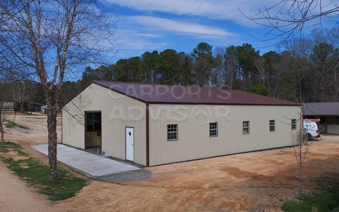 46' x 60' x 12' Metal Barn Building